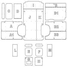 Citroen Relay L2H1 – MWB Van Ply Lining Kit – Ply Lining Van Shop Limited